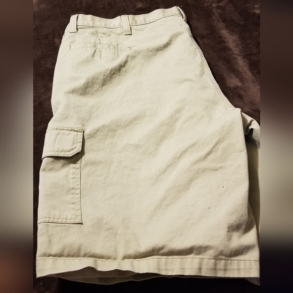 Dickies Khaki Cargo Shorts: TC4 - Picture 2 of 4